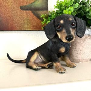 The Danbury mint Lil dachund pup figurine